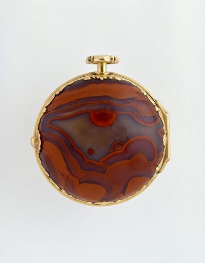 Orologio a verga con cassa in oro e agata, c.1760 da Stephen , and Perigal, Francis Goujon
